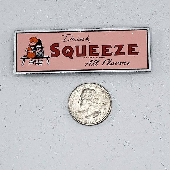 Drink Squeeze Magnet Kitchen Fridge Vintage - Picture 2 of 3